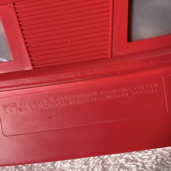 Vintage Gaf Viewmaster Red Viewmaster Toy - Picture 7 of 12